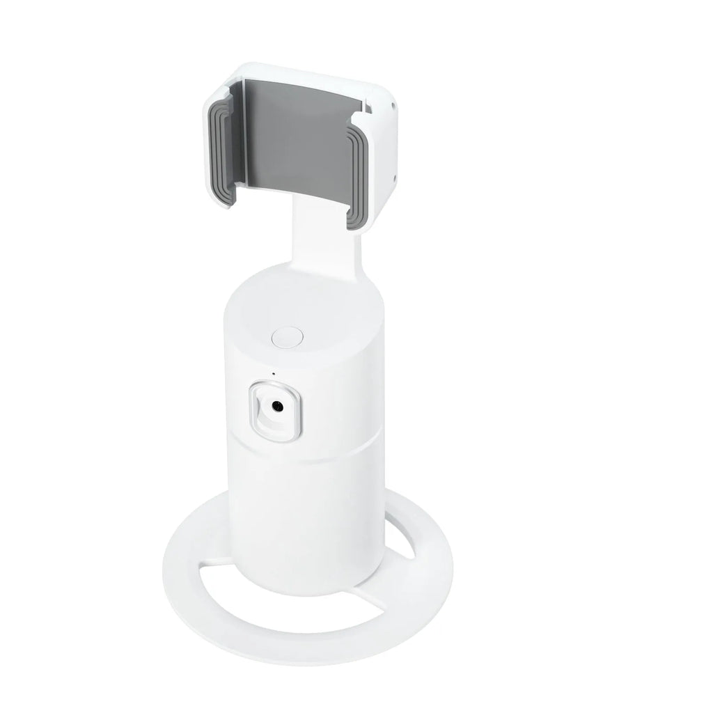 Smart tracking gimbal for mobile phones with 360-degree rotation and clip installation