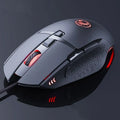 RGB breathing light wired gaming mouse with seven buttons and four-way scroll wheel