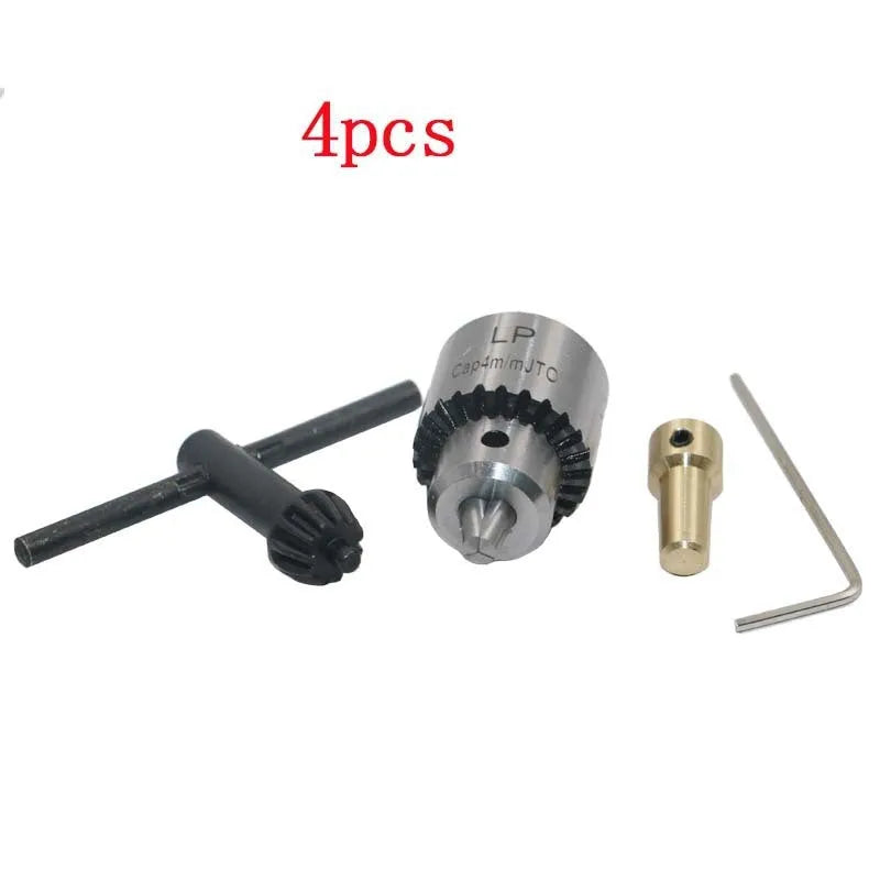 Hard alloy drill chuck set with sleeve chuck and tail hole models for 3.17mm drill bits