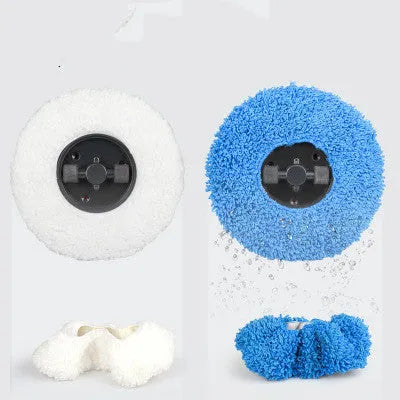 Automatic sweeping robot 3-in-1 with wet and dry mopping cloths, 65mm slim body, black colour