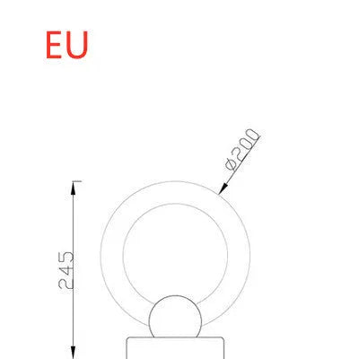 Wooden art circular chandelier LED ceiling light with acrylic shade in Nordic style design