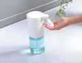 White ABS automatic induction foam soap dispenser on desktop