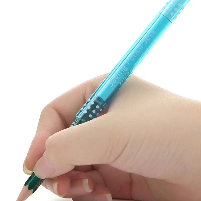 9cm long pencil extender rod with a 0.7mm chuck for holding short pencil stubs.