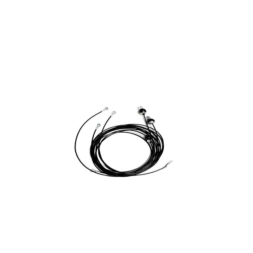 KYLIN SPORT 4.8mm black steel wire rope 1 metre for strength training equipment replacement