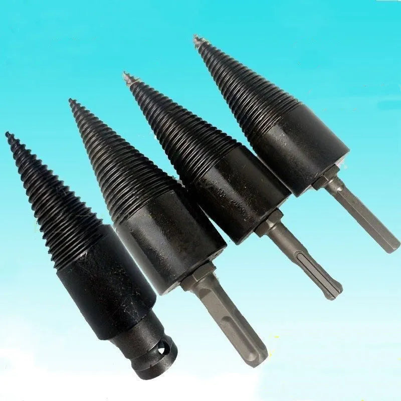 Hexagonal wood splitting drill bits in 32mm and 42mm sizes for electric hand drills