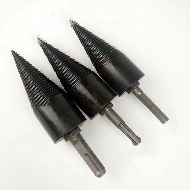 Hexagonal wood splitting drill bits in 32mm and 42mm sizes for electric hand drills