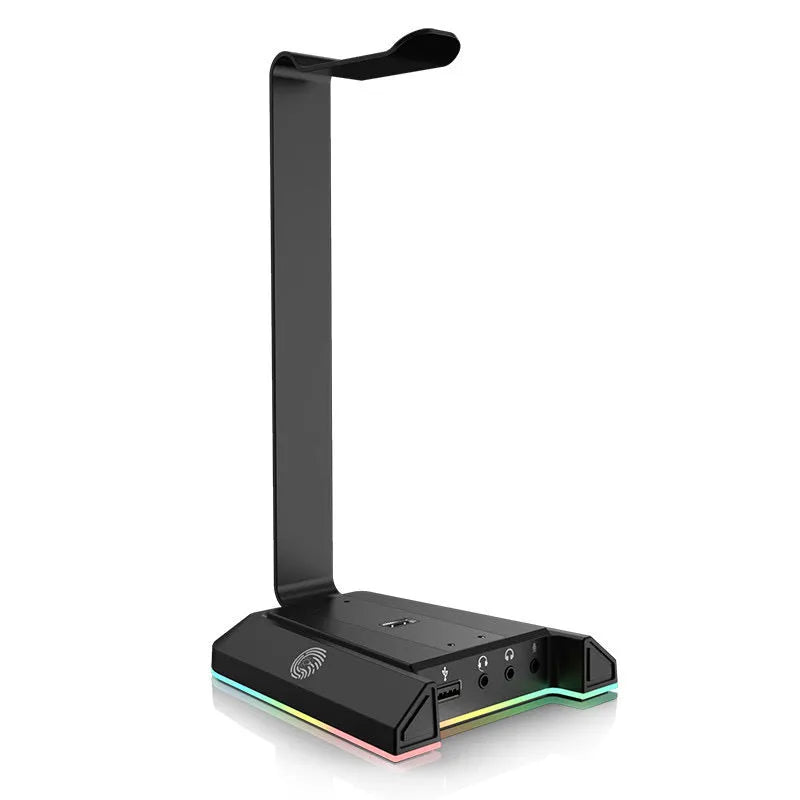 Computer headset hanger bracket mounted on monitor, detachable design, 0.5 kg weight