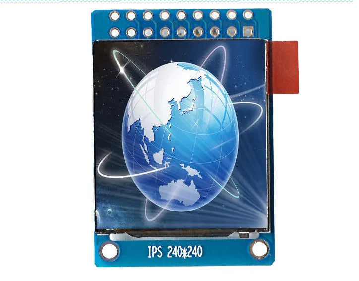 1.3 inch square IPS LCD colour display module with 18-pin connector