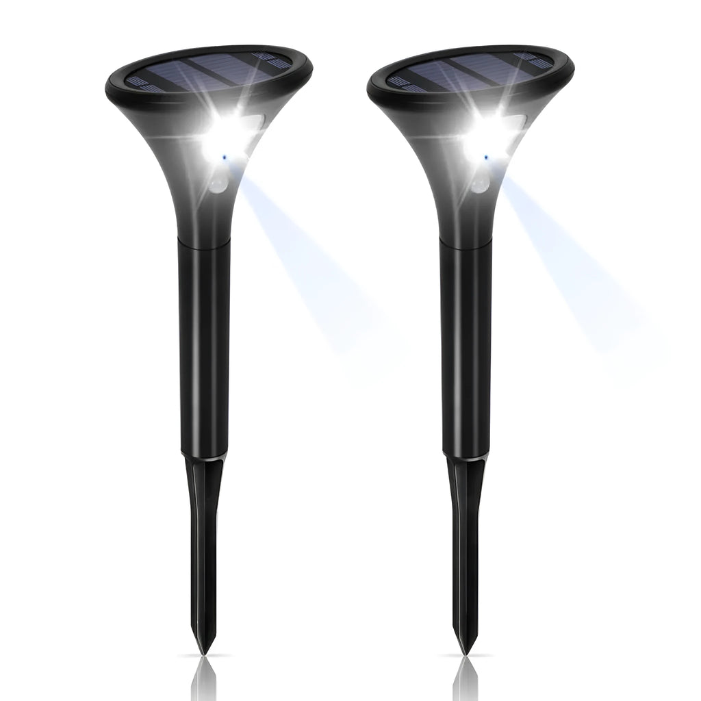 Solar induction ground plug light with lamp pole and connecting tubes for outdoor garden illumination