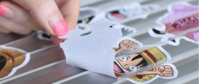 Pack of 100 mixed graffiti and cartoon stickers for luggage and car personalisation