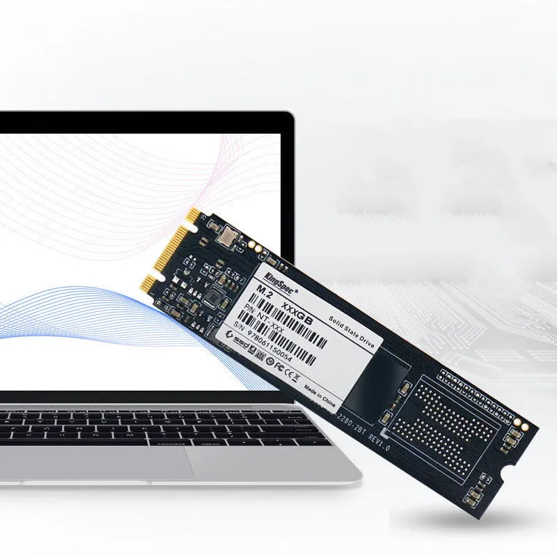 KingSpec M.2 NGFF 2280 SATA SSD in black, 22 x 80mm, 3D NAND Flash, capacities 128GB to 2TB