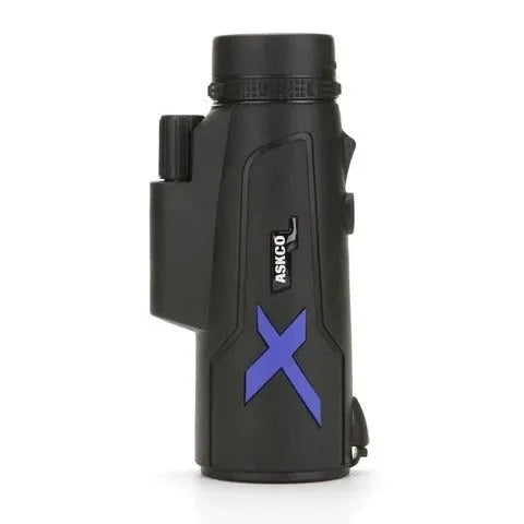 Black monocular telescope with cell phone connection 50x magnification wide field of view