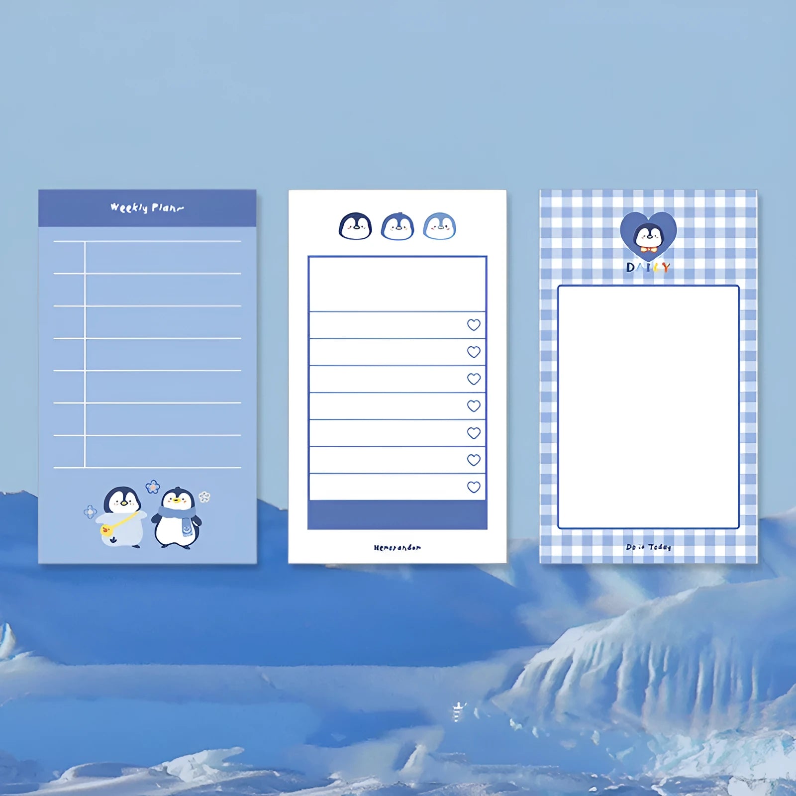 Creative hand-account collage notebook with 30 pages, showing four cartoon cover design options.