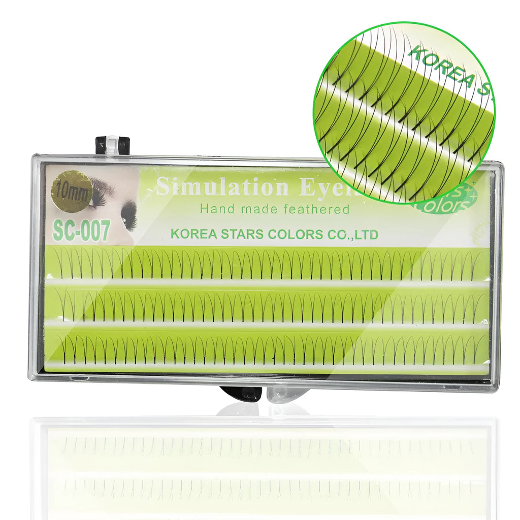 Two eyelashes planting eyelashes in 6mm 8mm 10mm and 12mm lengths
