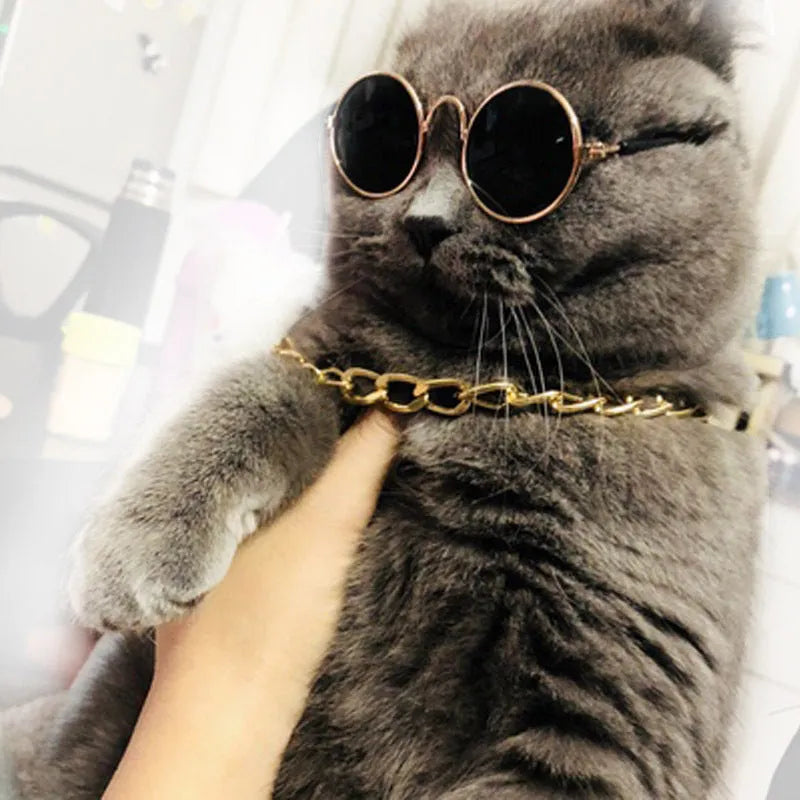Monochrome linen mixed cat costume set with hip hop style for spring autumn wear
