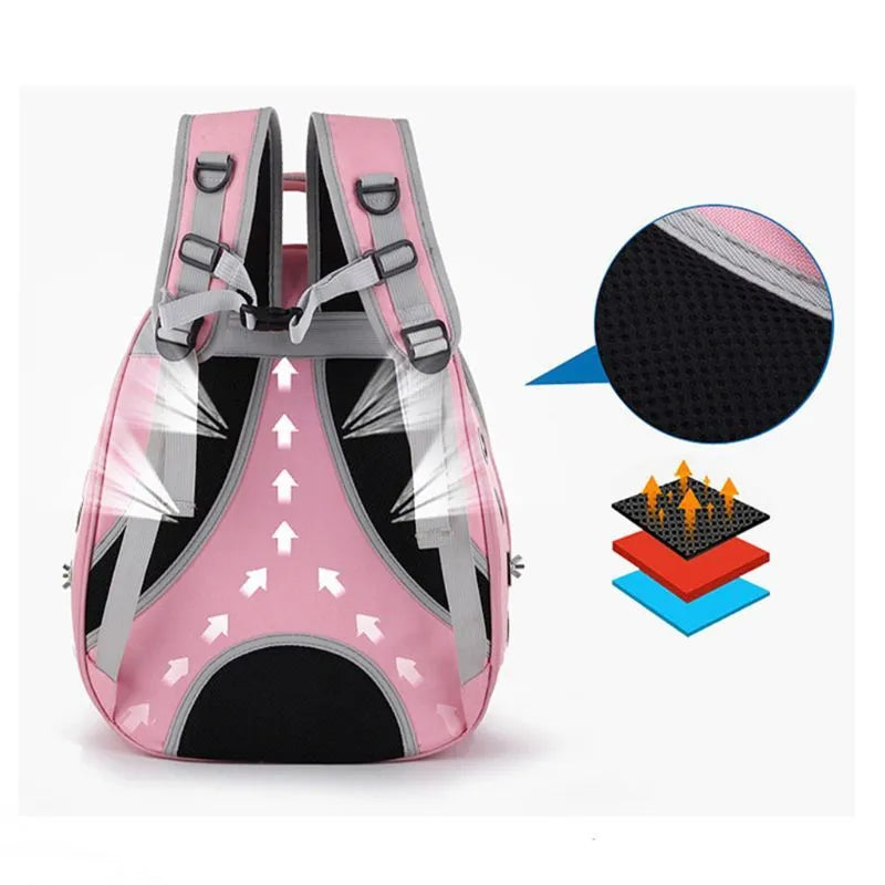 Parrot outing backpack in PVC, 12kg capacity, available in multiple colours