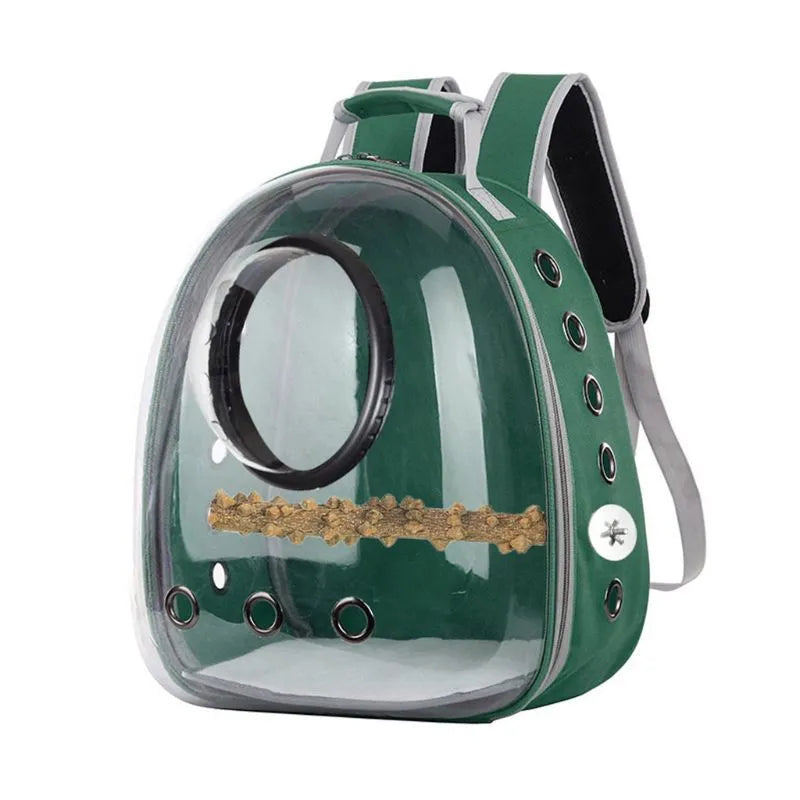 Parrot outing backpack in PVC, 12kg capacity, available in multiple colours