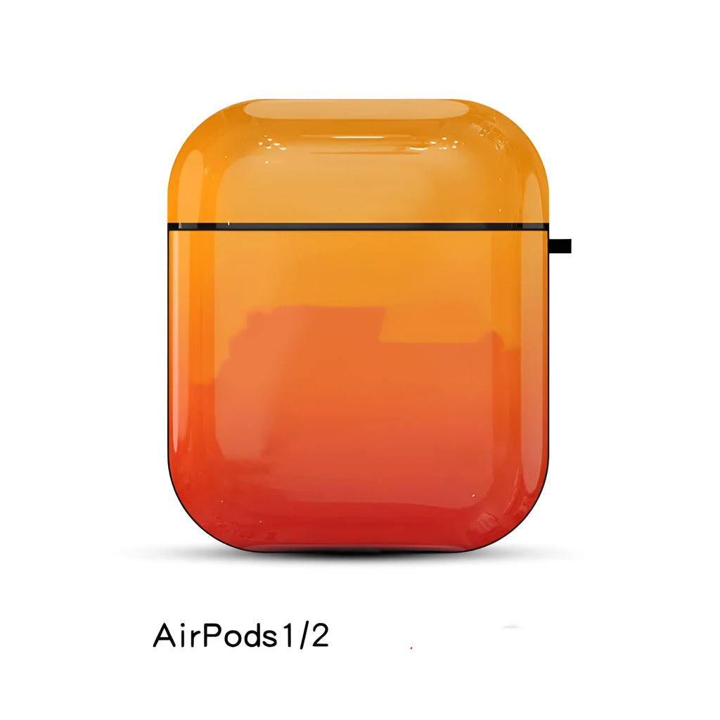 Custom AirPods protective cover with anime design showing full case coverage