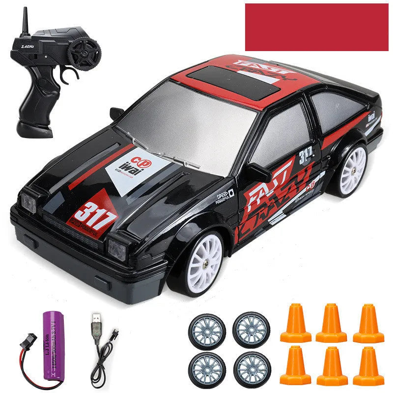Huangbo 4WD remote control drift car in various colours with wireless controller