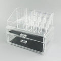 Clear foldable acrylic storage organiser box with 18 litre capacity.