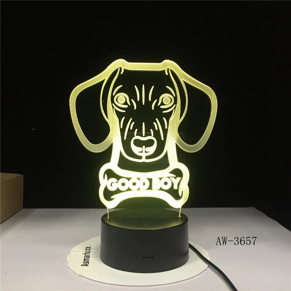 Remote control touch LED table lamp with colourful gradient light on acrylic shade.
