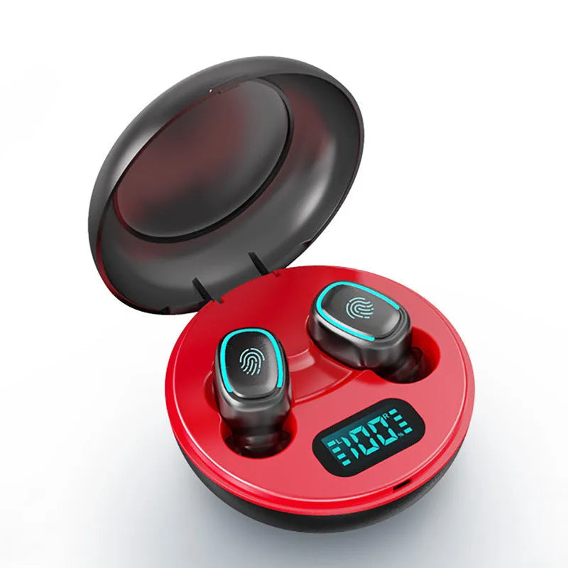 Private Mode Bluetooth TWS 5.0 earbuds in white, black, or red colours