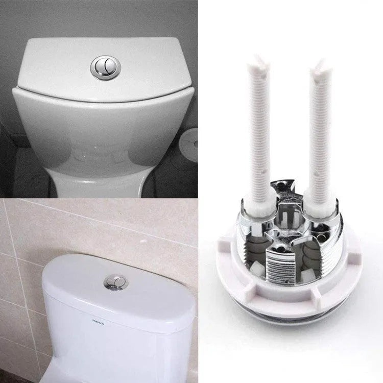 38mm round double flush button in ABS plastic for toilet tank replacement