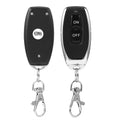 Black DC 12V 24V single-channel wireless remote control switch with relay, for car access and gate automation