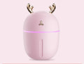 Cute pet-style mini USB humidifier in blue with 300ml tank and 50ml per hour spray
