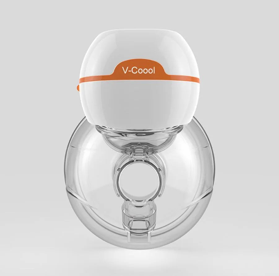 V.Coool white wearable electric breast pump with silicone horn and 180ml capacity.