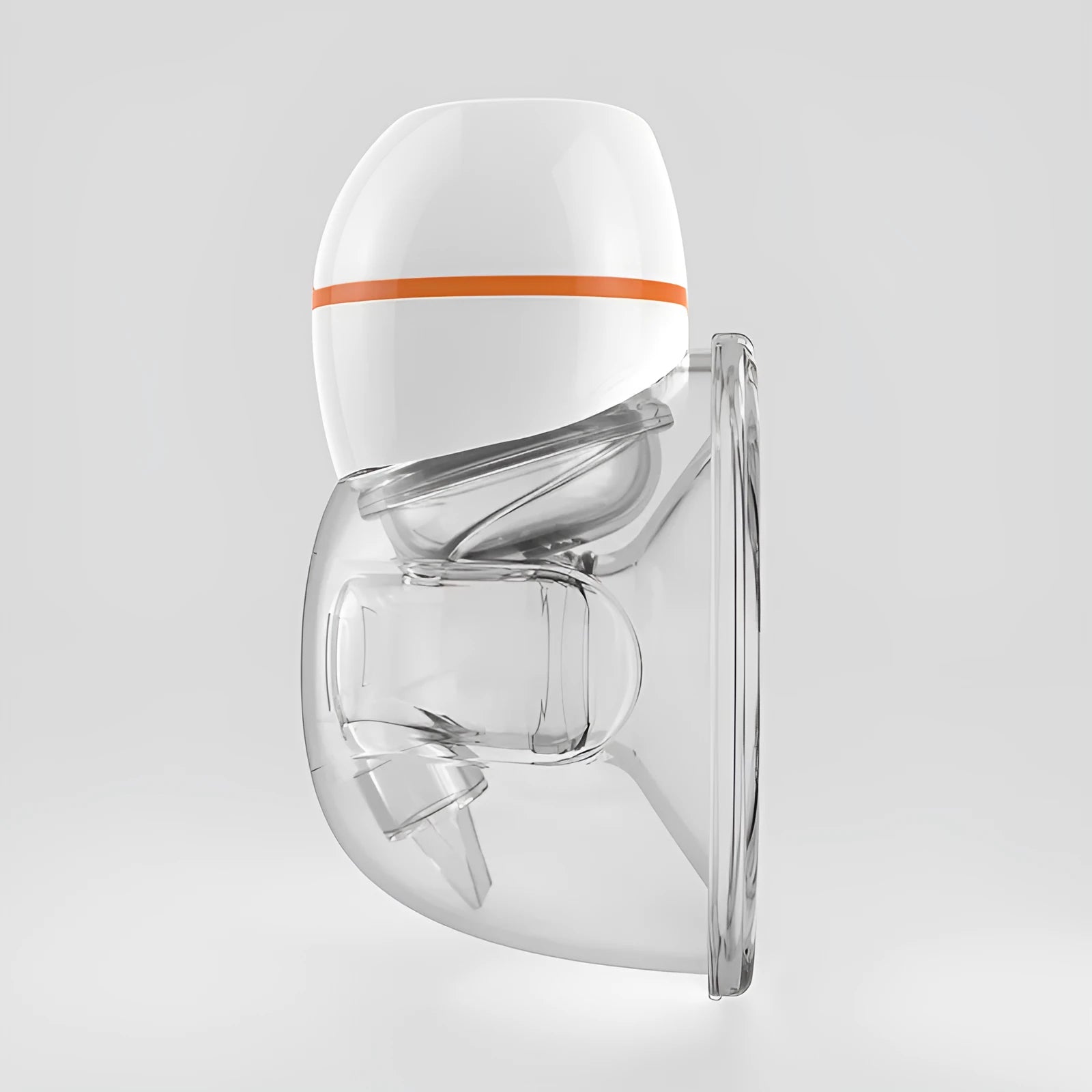 V.Coool white wearable electric breast pump with silicone horn and 180ml capacity.