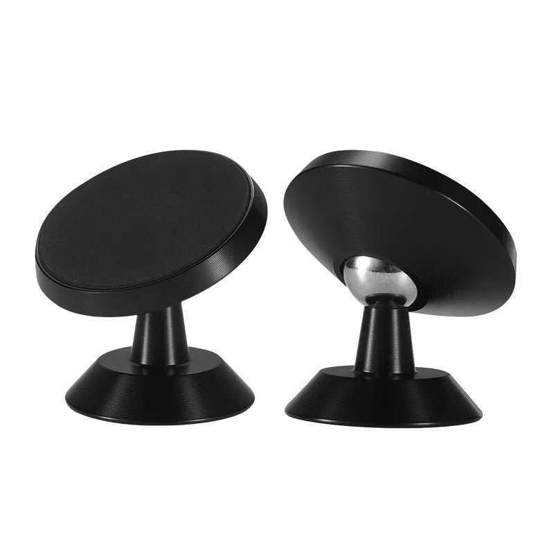 Universal magnetic car phone holder measuring 35.5mm x 40mm in black, silver and gold colour options
