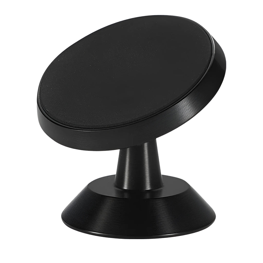 Universal magnetic car phone holder measuring 35.5mm x 40mm in black, silver and gold colour options