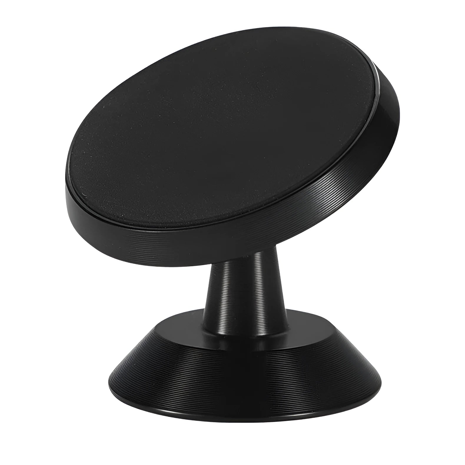 Universal magnetic car phone holder measuring 35.5mm x 40mm in black, silver and gold colour options