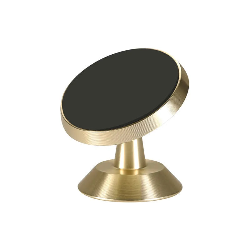 Universal magnetic car phone holder measuring 35.5mm x 40mm in black, silver and gold colour options
