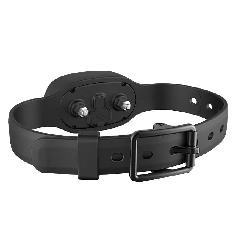 Remote control dog training collar with waterproof rechargeable design in black and orange colour options