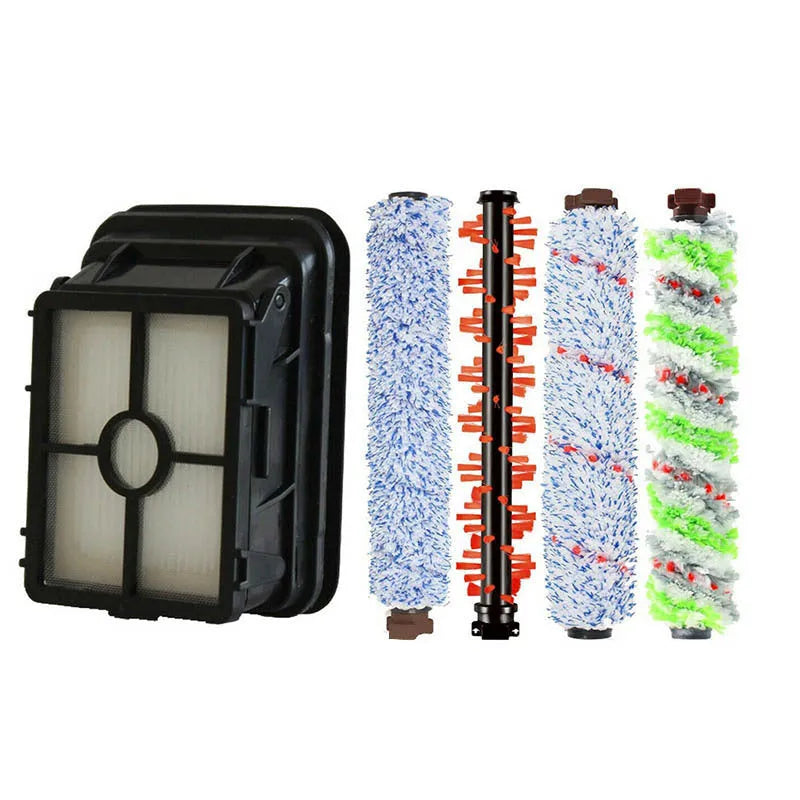 Bissell vacuum roller brush replacement kit with filter carpet brush wood brush and pet brush for 1866 1868 1926 1785 models