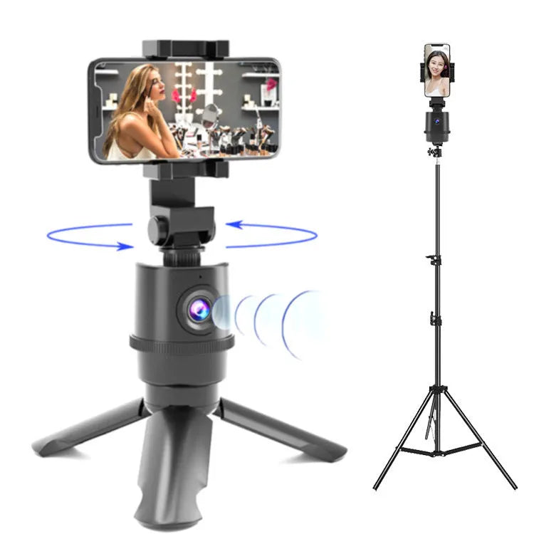 360 intelligent tracking pan tilt phone bracket with AI face recognition for mobile phones