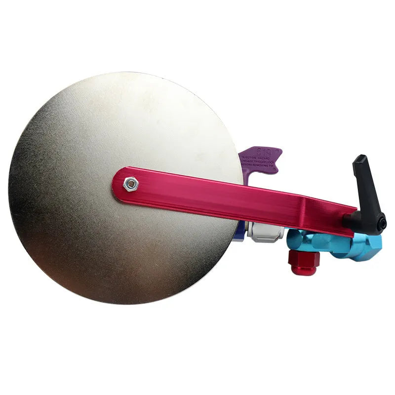 Aluminium alloy colour separation baffle for airless sprayer with anti-splash function