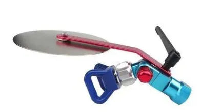 Aluminium alloy colour separation baffle for airless sprayer with anti-splash function