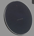 Ultra-thin aluminium wireless charging pad with 10W fast charging and Qi receiver