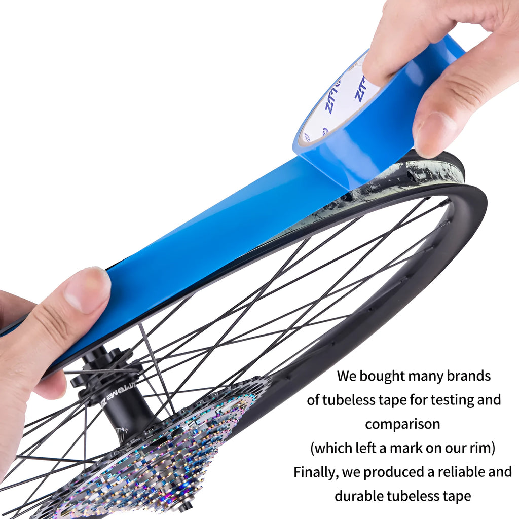 Ztto tubeless tire pad 10m roll in multiple widths for mountain bike rim sealing