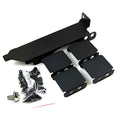 Graphics card cooling fan bracket for 8cm and 9cm fans with three support options