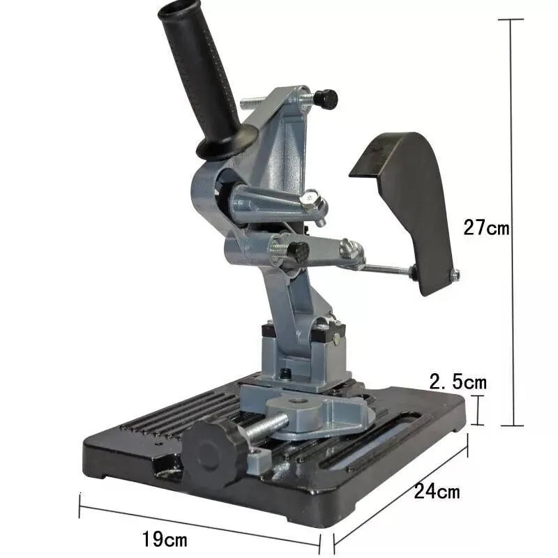 Universal alloy angle grinder bracket measuring 125mm for industrial tool mounting
