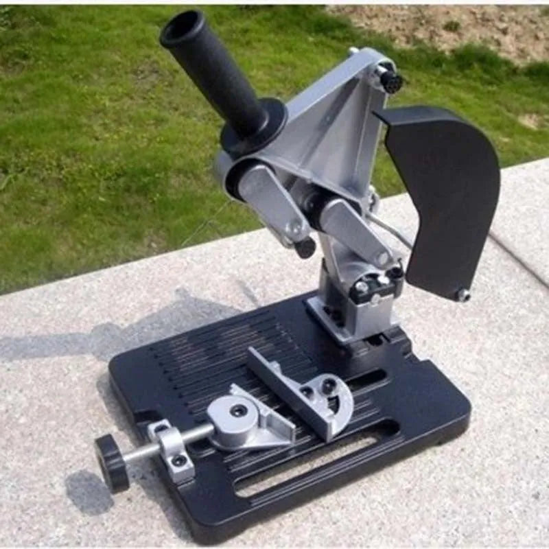 Universal alloy angle grinder bracket measuring 125mm for industrial tool mounting