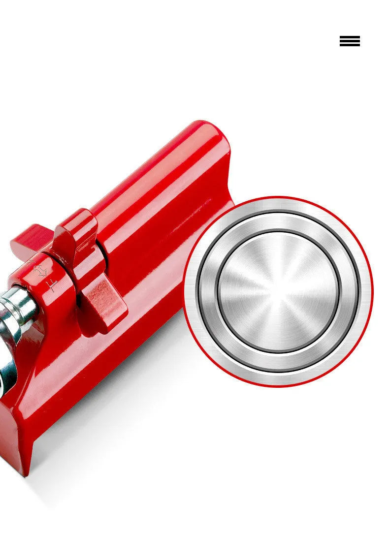 Red Wolf Guard door stopper for door seam blocking with 80dB anti-theft alarm and 5V working voltage.