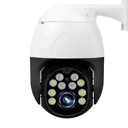 1080P wireless security camera with dual-light and IR night vision for outdoor home monitoring