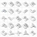 Large number car tail letter label in black style A showing 4.5 cm displacement paste sticker for car body