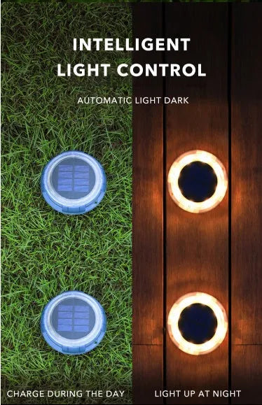 8LED solar LED light outdoor lawn lamp with IP67 waterproof, 135x135x70mm, cold light option