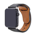 Geometric design artificial leather watch strap in black, brown, pink and white colour options